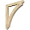 Ekena Millwork Thorton Arts & Crafts Rough Sawn Bracket, Douglas Fir, 4"W x 38"D x 42"H BKT04X38X42THR03RDF - alternate 1